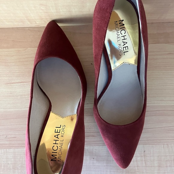 Michael Kors Heels Burgundy Sz 5.5 M - Picture 5 of 7
